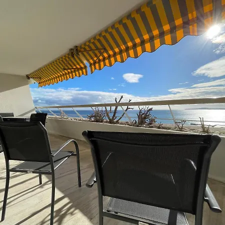 06Ao - Superbe Appartement Avec Vue Mer Exceptionnelle Villeneuve-Loubet Exterior foto